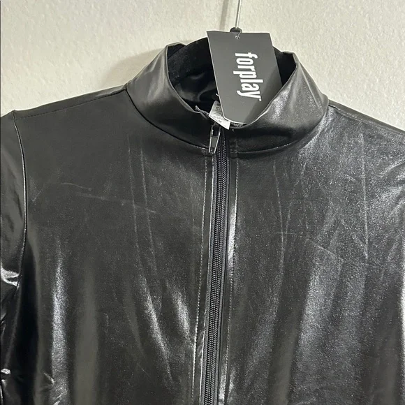 BNWT-  forplay  Black Long-Sleeve jumpsuit- S/M - Picture 12 of 13